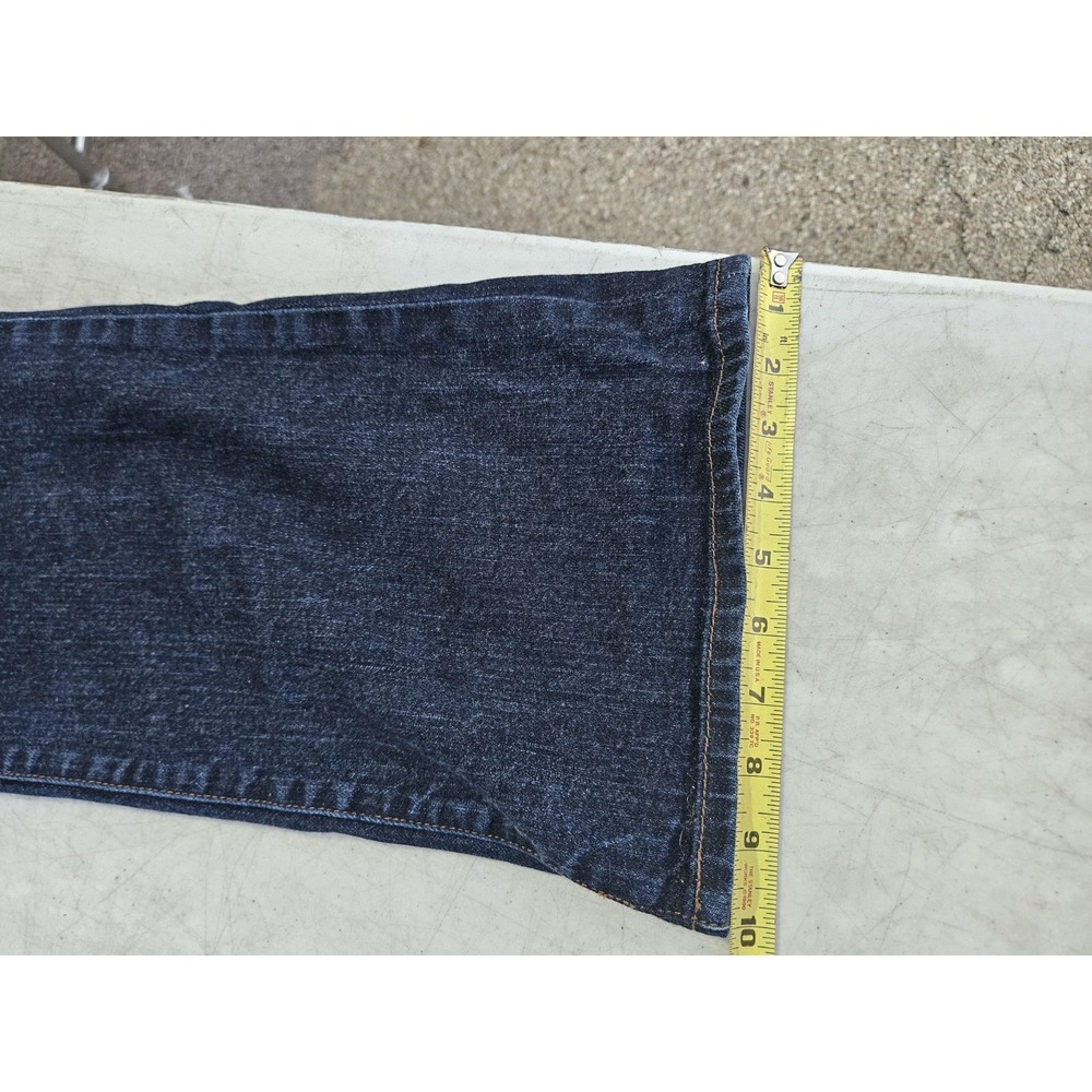 Lauren Jeans Co. Ralph Lauren Dark Wash Flare Jeans Size 12 - Picture 7 of 8